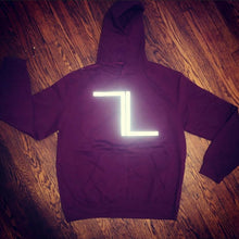 Load image into Gallery viewer, Logo hoodie Reflector print
